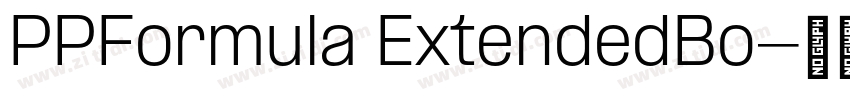 PPFormula ExtendedBo字体转换